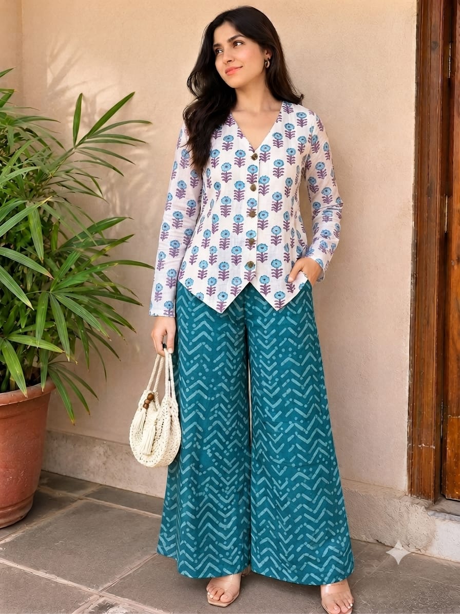 Printed Cotton Co-ords/ Suits for Office wear