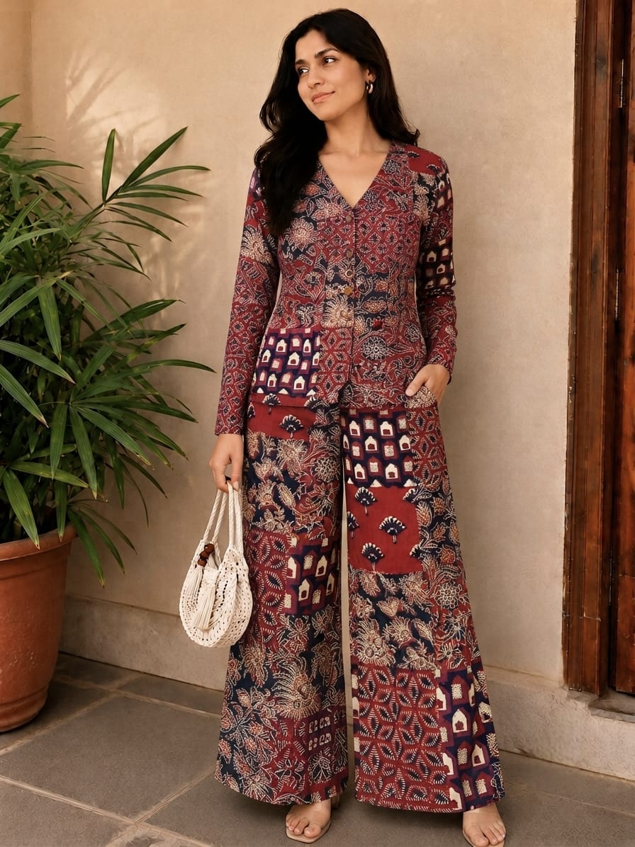 Printed Cotton Co-ords/ Suits for Office wear