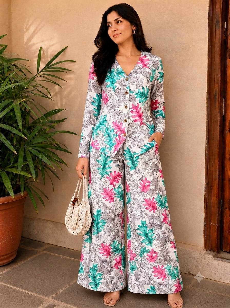 Printed Cotton Co-ords/ Suits for Office wear