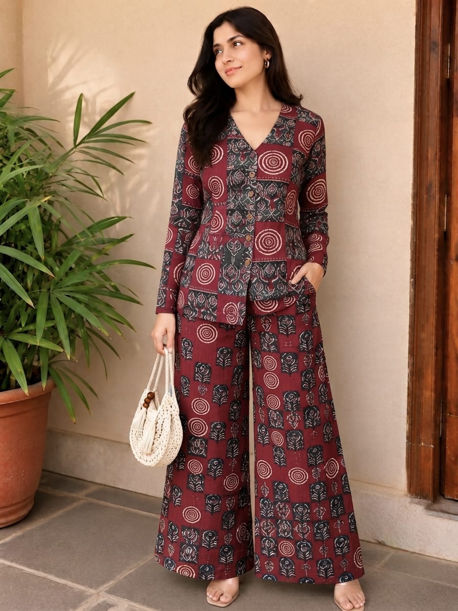 Printed Cotton Co-ords/ Suits for Office wear