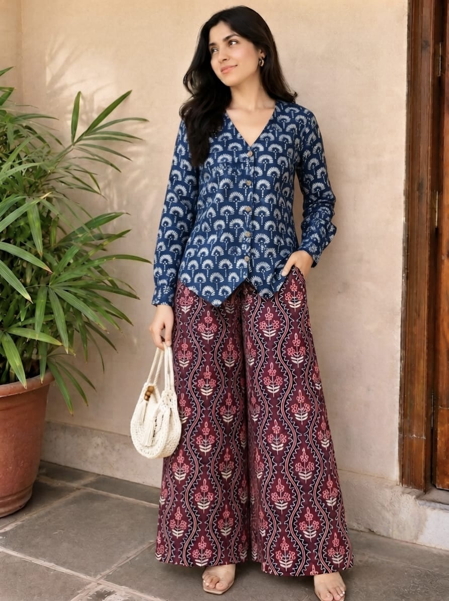 Printed Cotton Co-ords/ Suits for Office wear