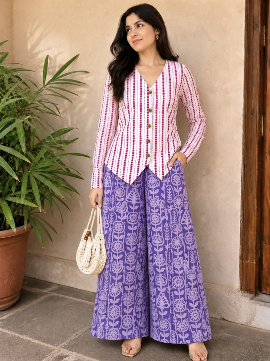 Printed Cotton Co-ords/ Suits for Office wear