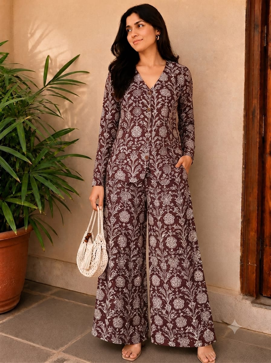 Printed Cotton Co-ords/ Suits for Office wear