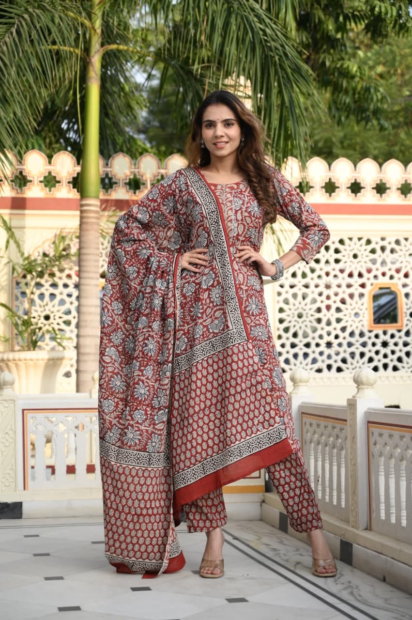 Printed Cotton Kurtis/ Suits for Office wear
