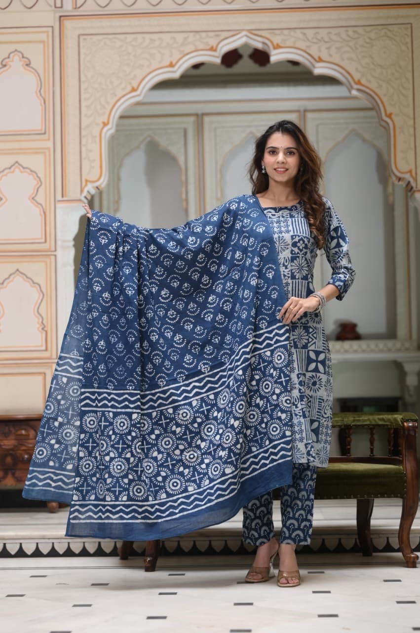Printed Cotton Kurtis/ Suits for Office wear