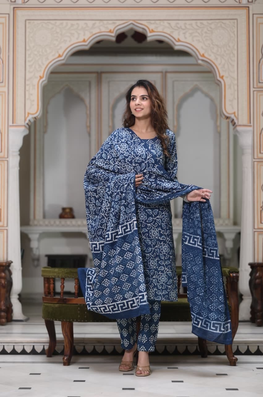 Printed Cotton Kurtis/ Suits for Office wear
