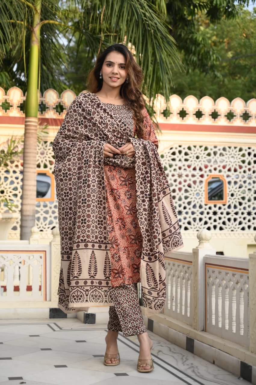 Printed Cotton Kurtis/ Suits for Office wear