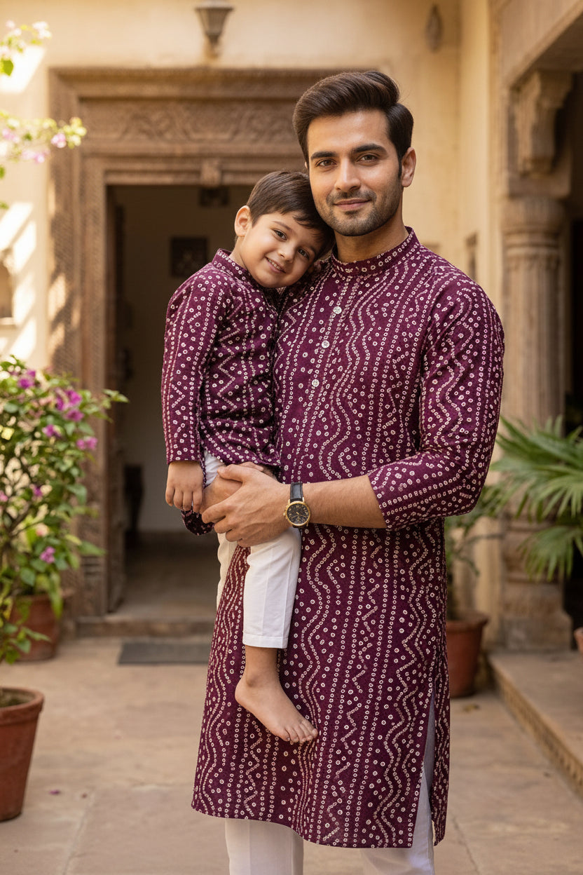 Father son Combo Kurta