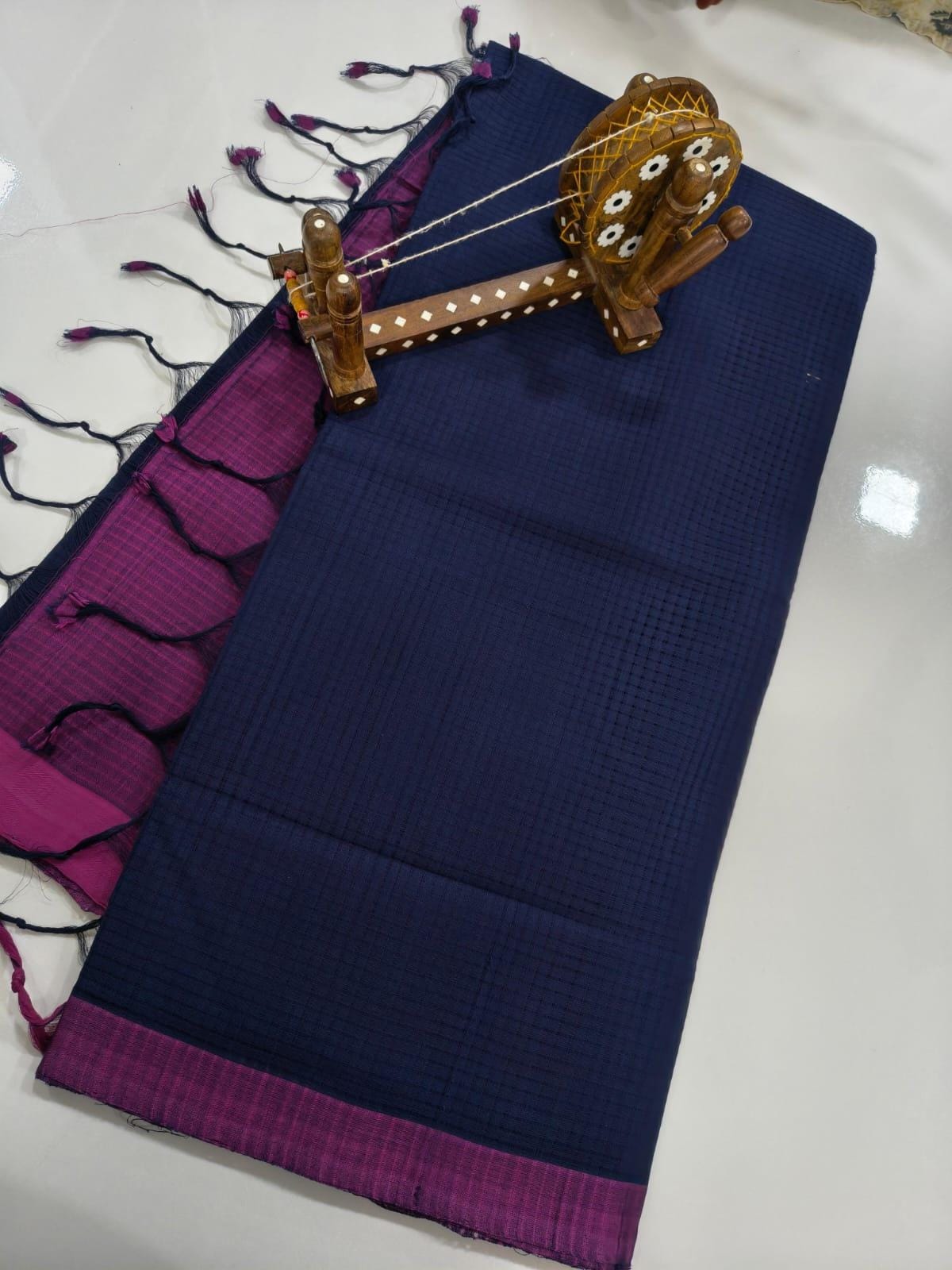 Mangalagiri Cotton Sarees without jerry border collection