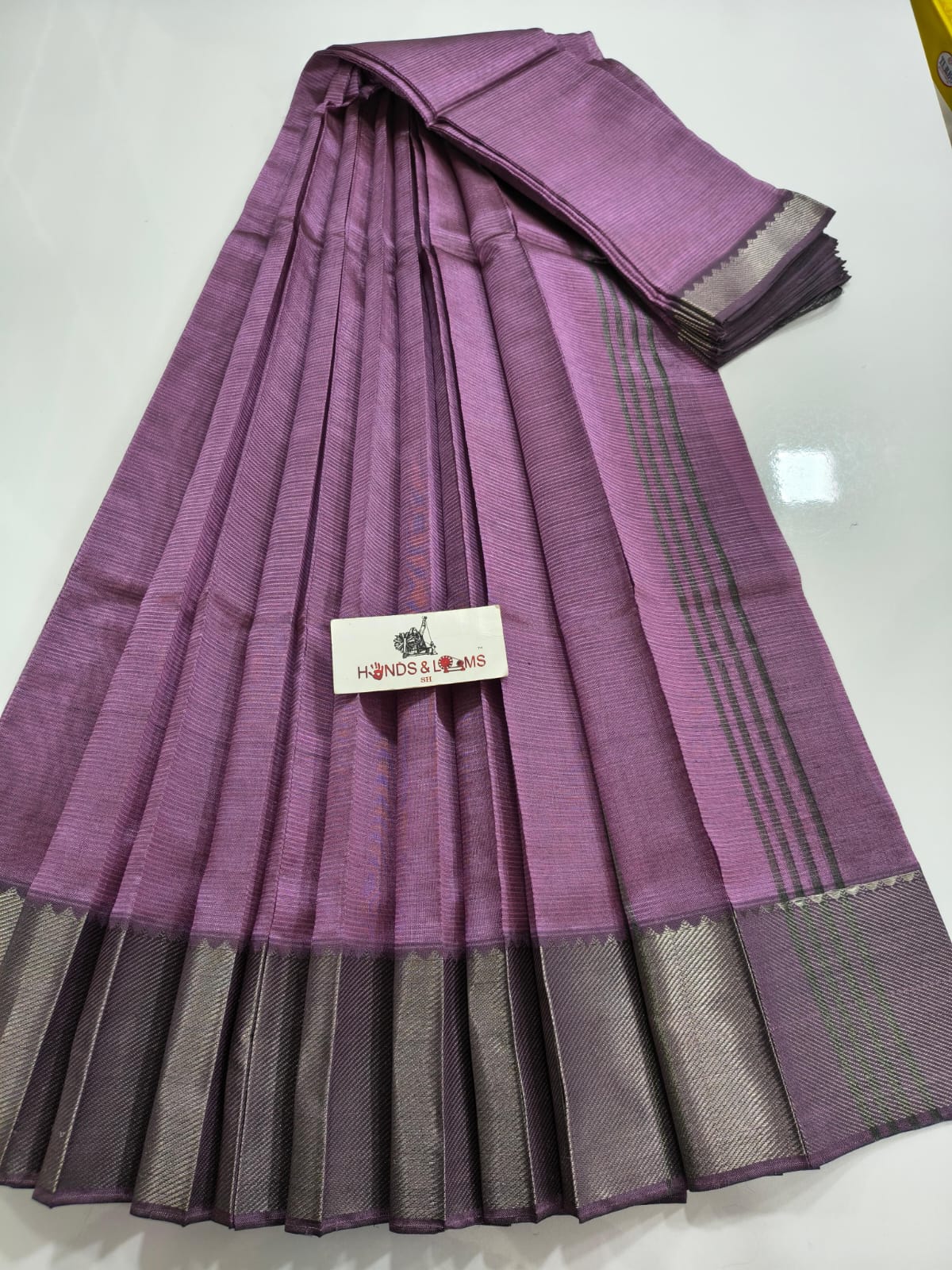 Mangalagiri Powerloom Pattu Sarees with 150K Nizam border collection