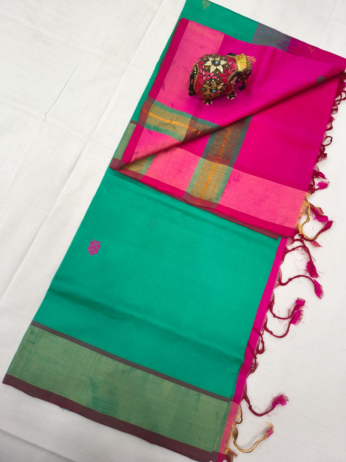 Mangalagiri Handloom Pattu Sarees with Hand Butta collection