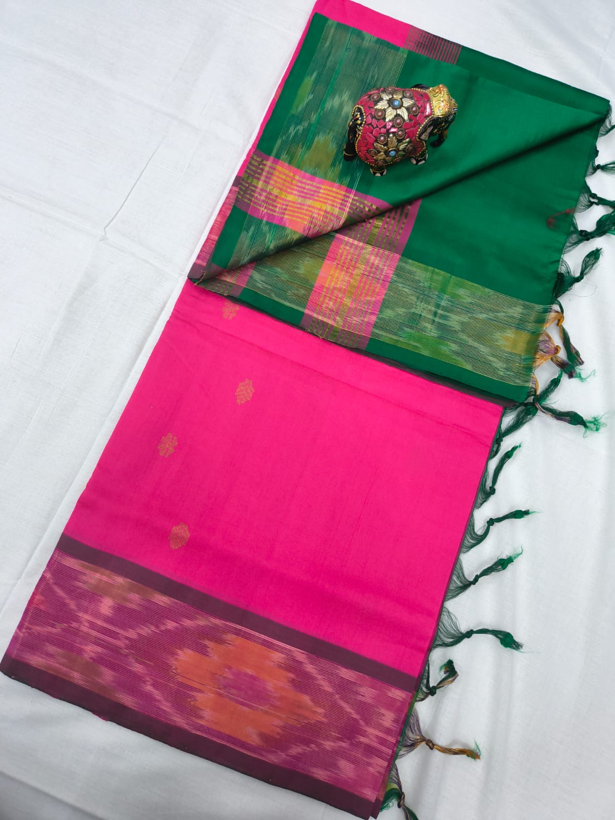 Mangalagiri Handloom Pattu Sarees with Hand Butta collection