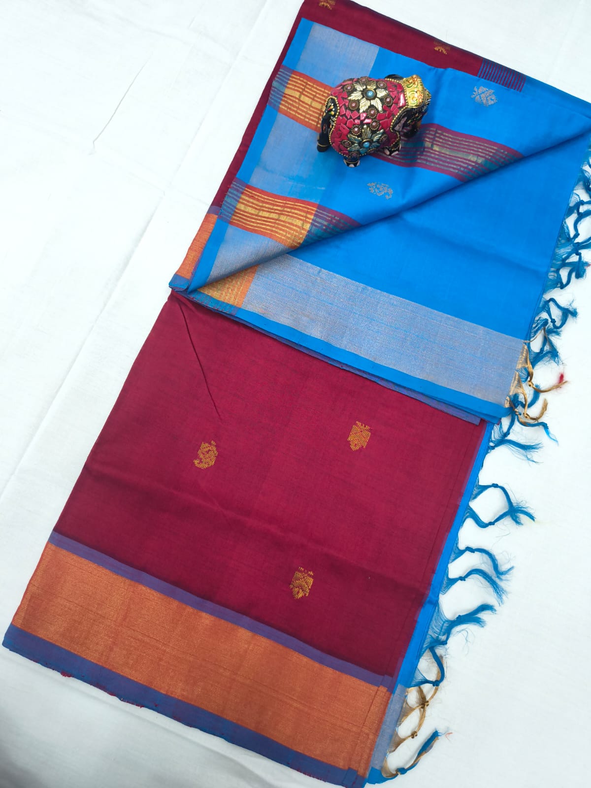Mangalagiri Handloom Pattu Sarees with Hand Butta collection