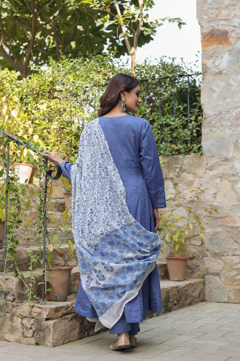 Heavy cotton kurti with simple designs