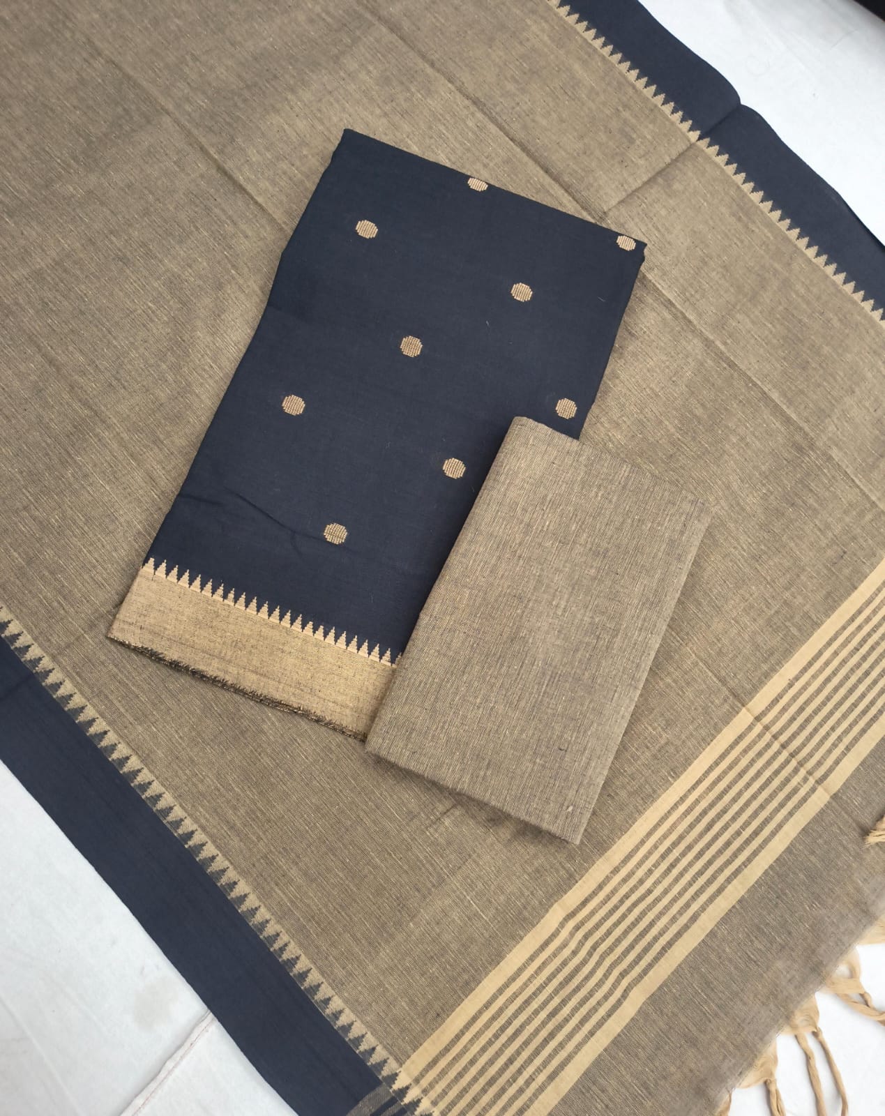 Mangalagiri cotton butta dress materials collection