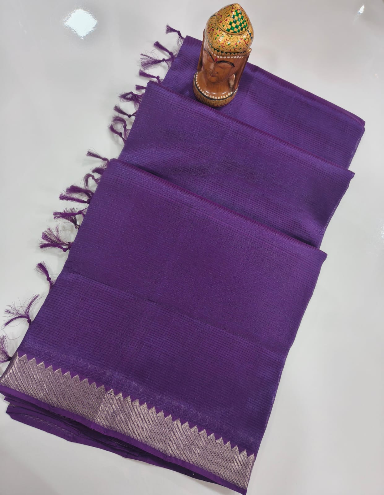 Mangalagiri Handloom Pattu Sarees with nizam border
