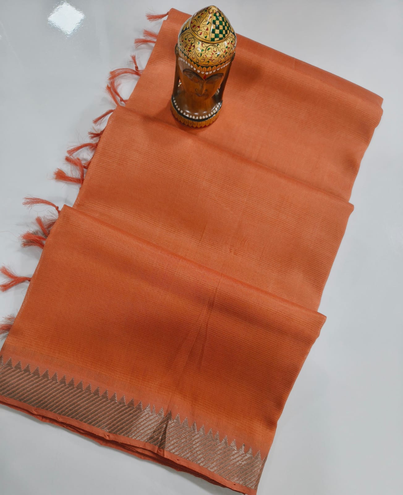 Mangalagiri Handloom Pattu Sarees with nizam border