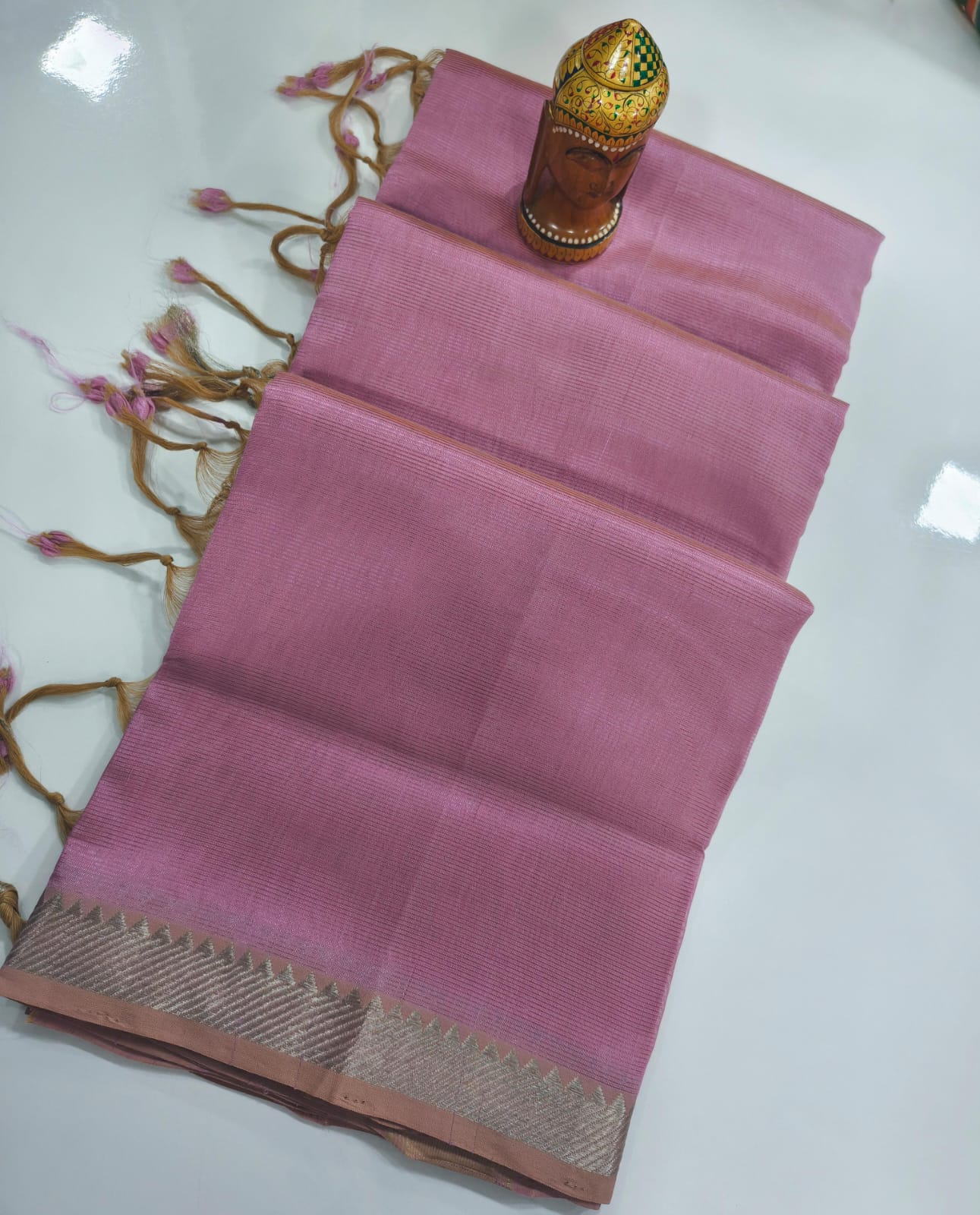 Mangalagiri Handloom Pattu Sarees with nizam border