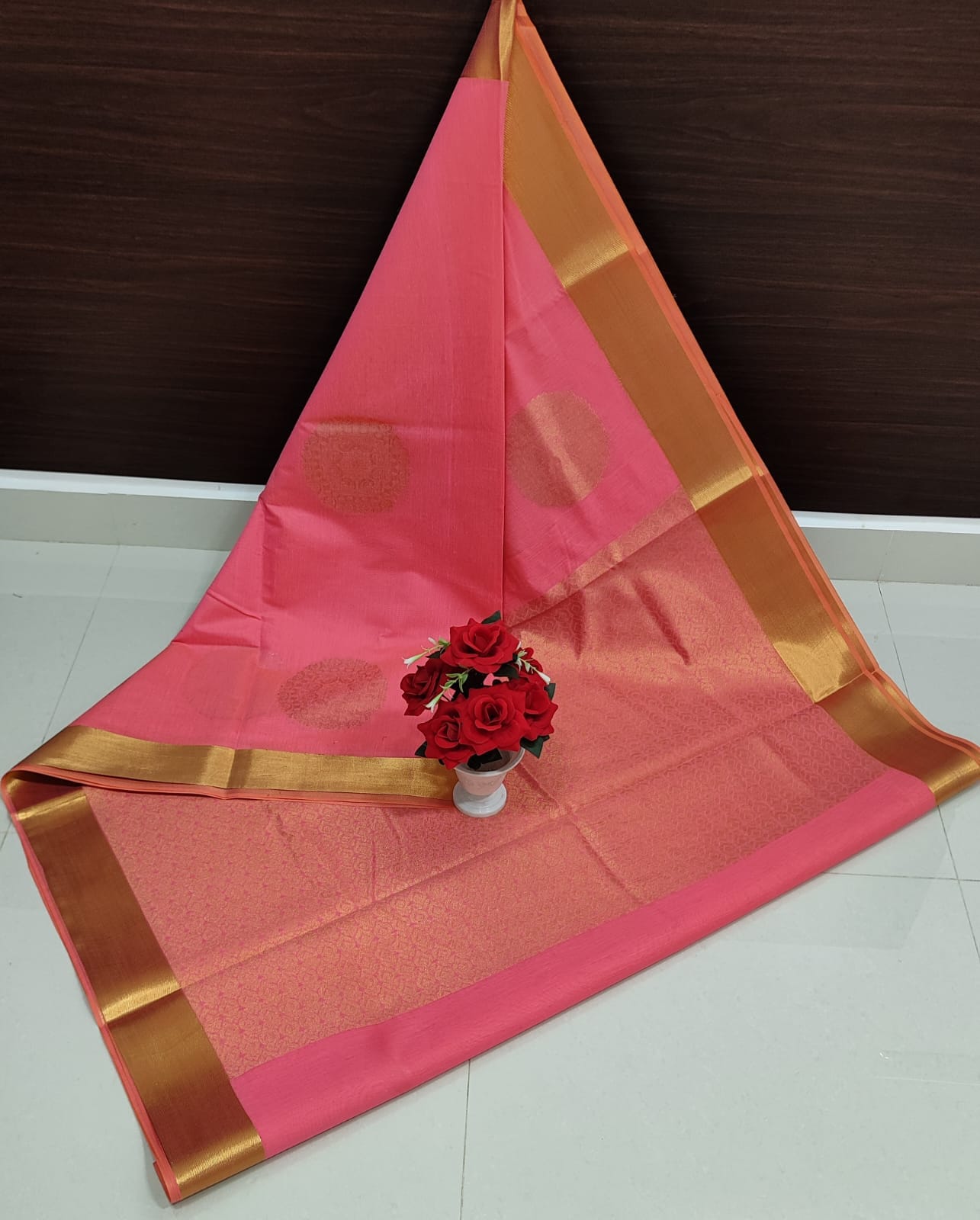 Chanderi Kuppadam Silk Cotton Sarees