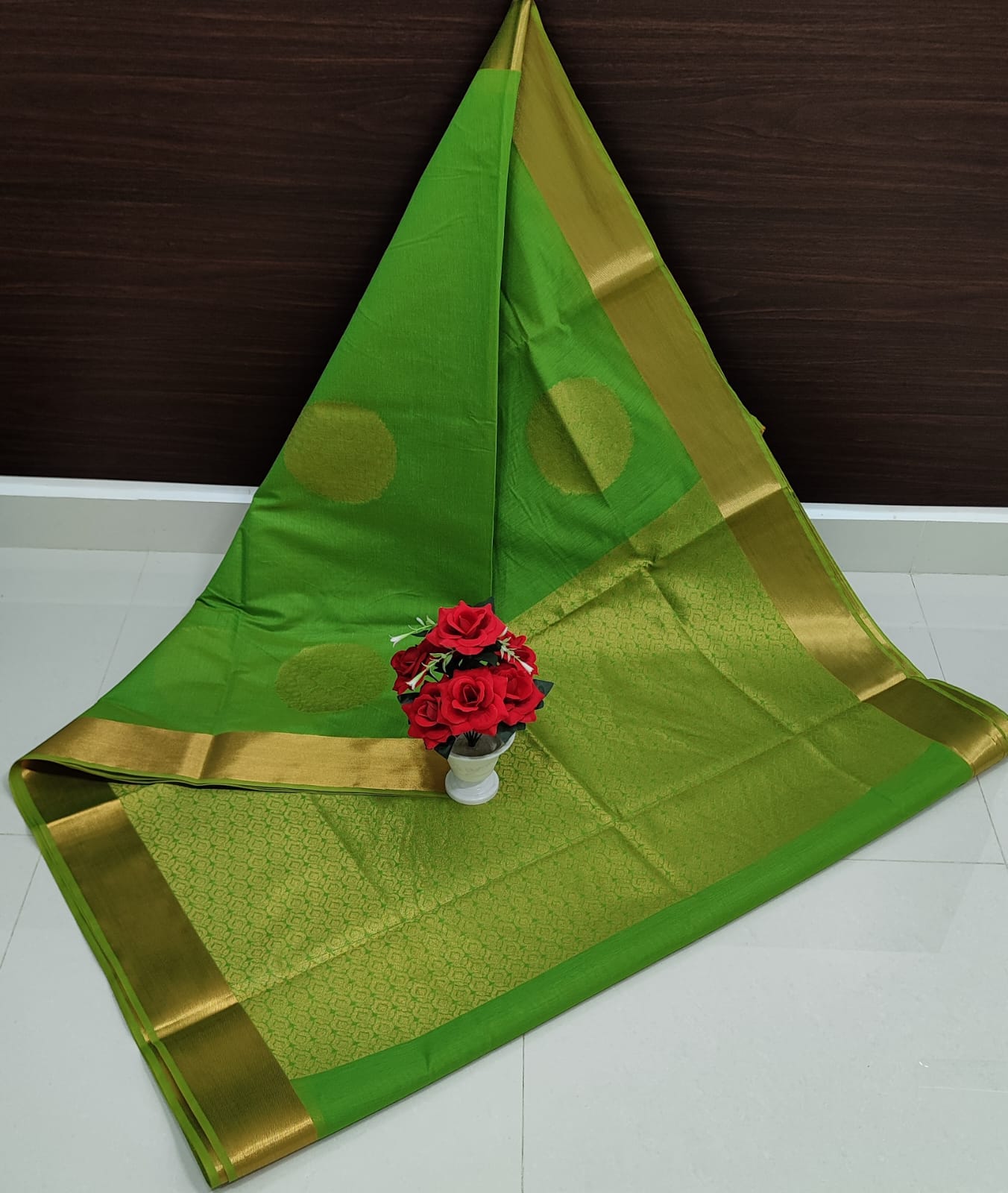 Chanderi Kuppadam Silk Cotton Sarees
