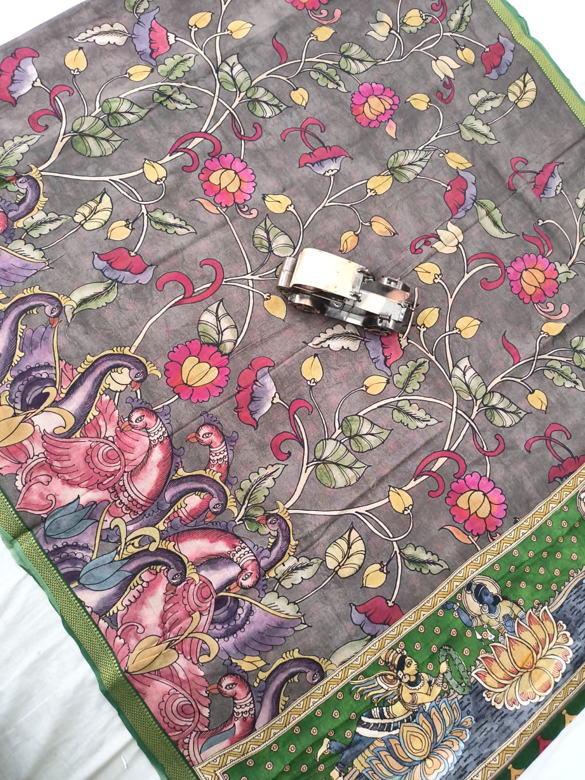 Mangalagiri Handloom Mythology print Sarees collection