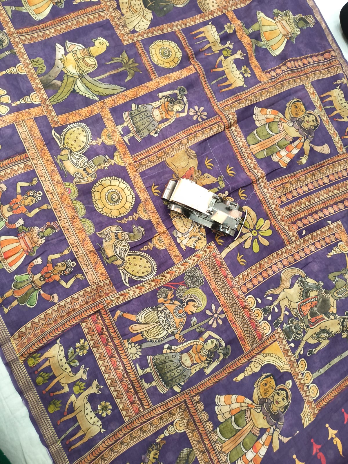 Mangalagiri Handloom Mythology print Sarees collection