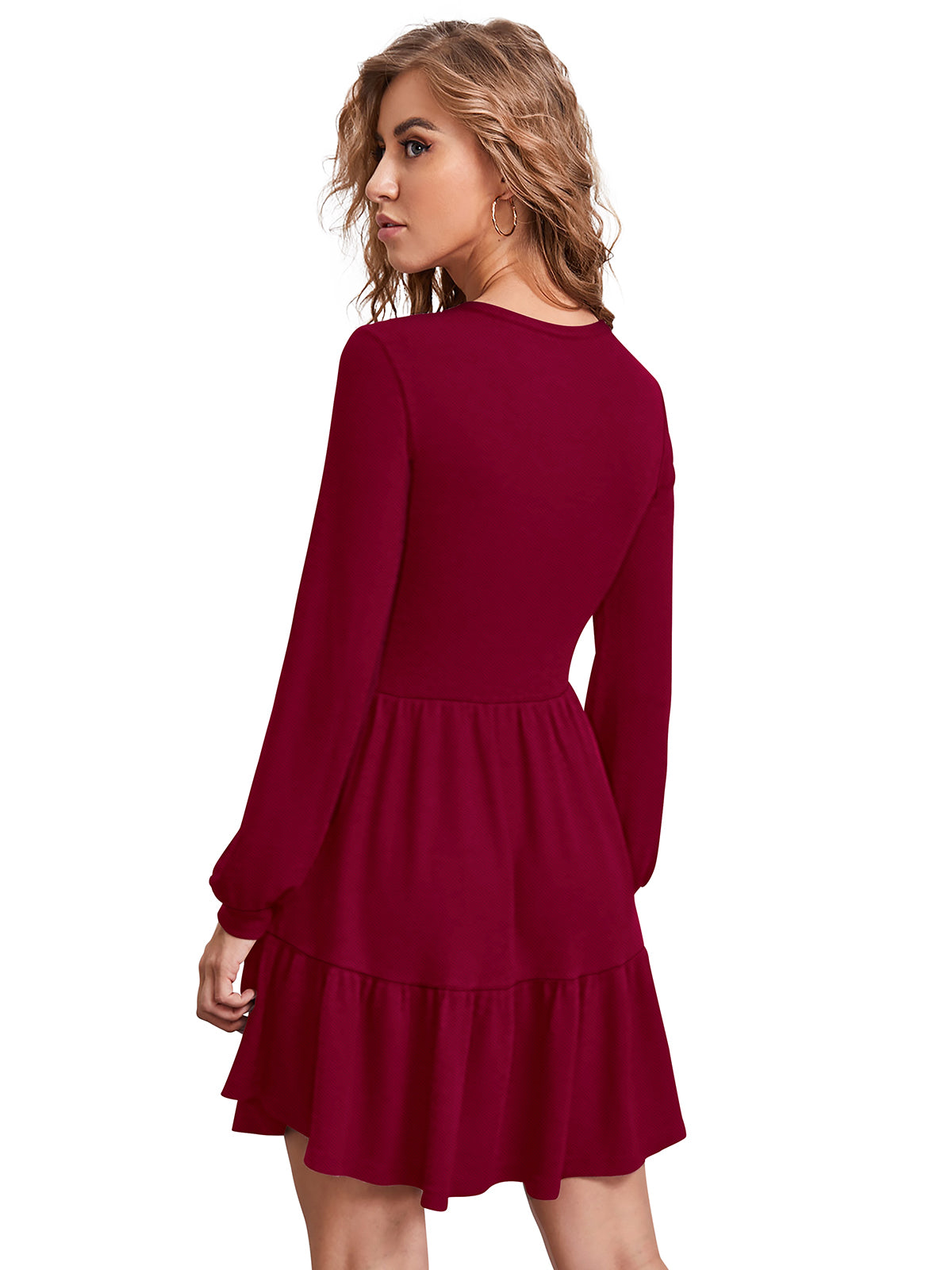 Western Wear Dress Knitting Maroon Solid Np D 1032 Maroon
