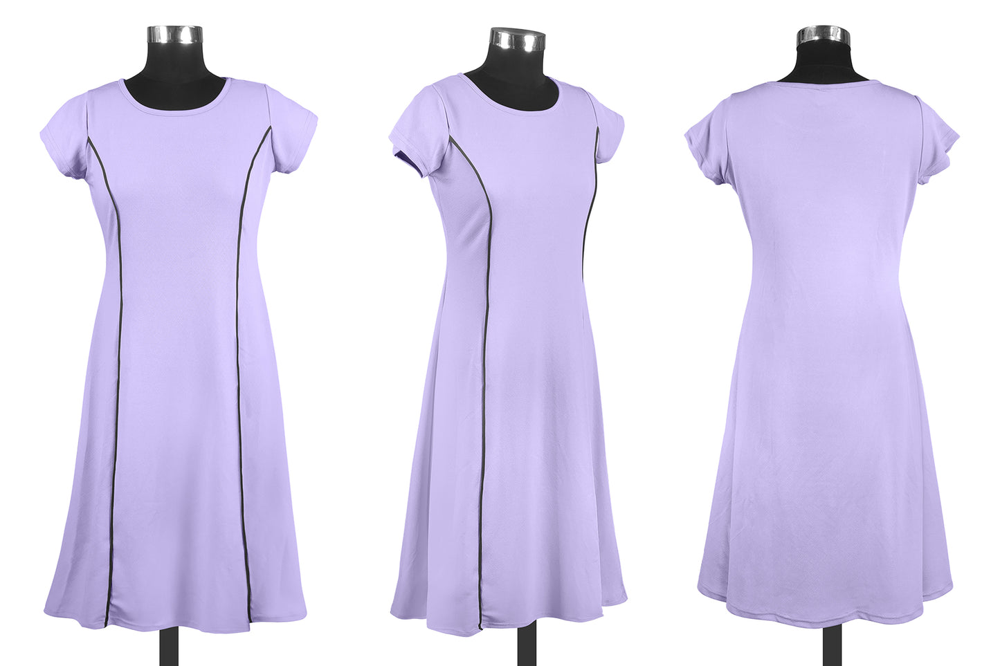 Western Wear Dress Knitting Purple Solid Np D 1253 Purple