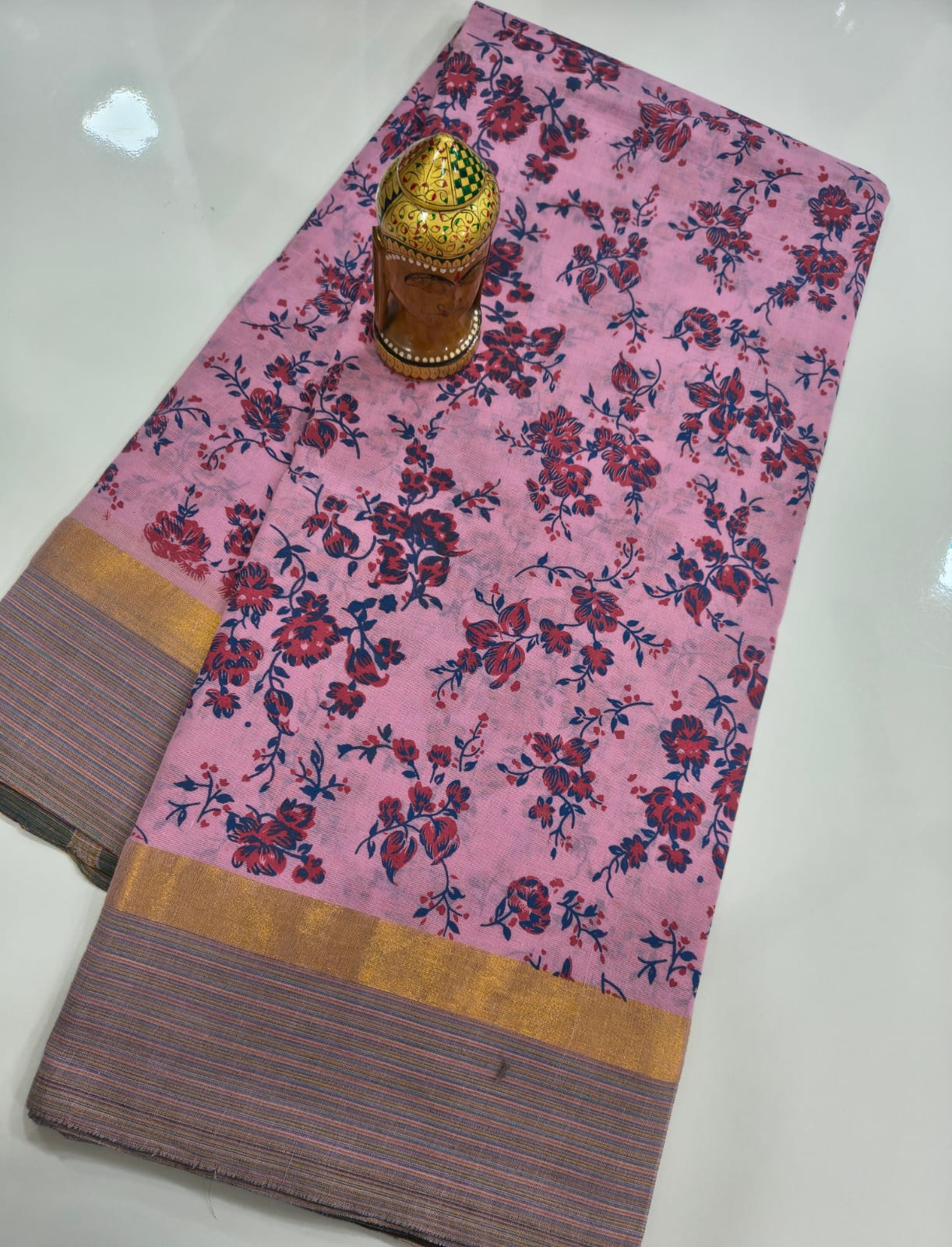 Mangalagiri Handloom Kalamkari Cotton Sarees collection