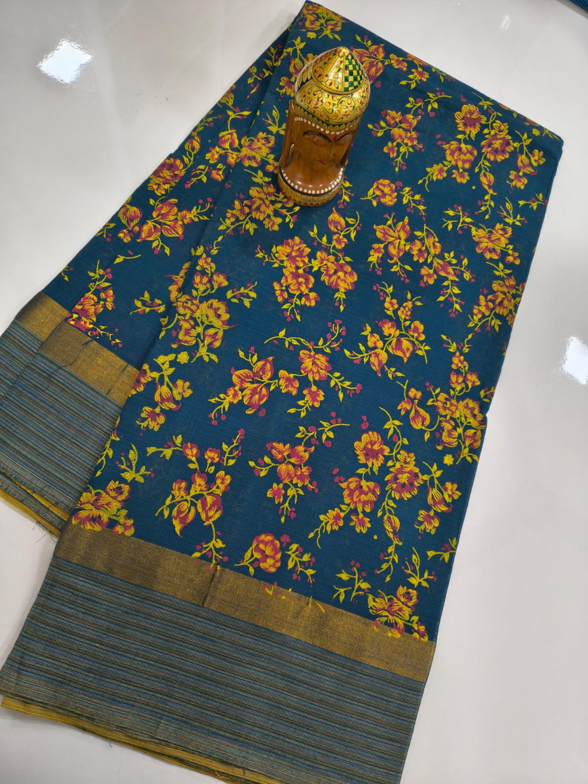 Mangalagiri Handloom Kalamkari Cotton Sarees collection