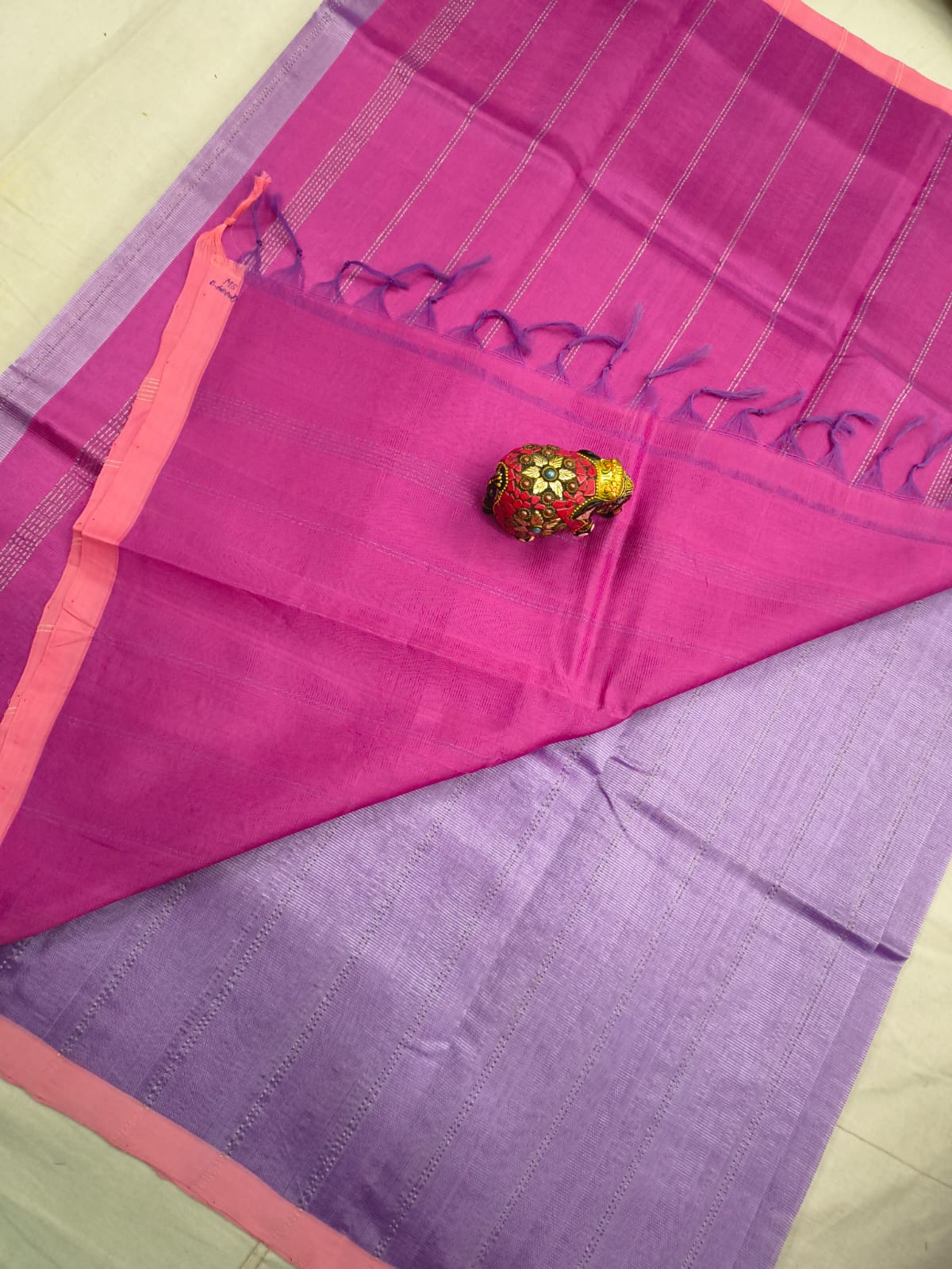 Pure Mangalagiri Handloom pattu sarees with silver jerry lines