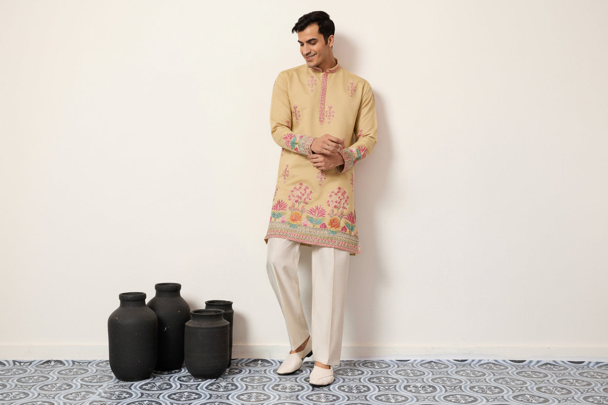 Party wear Embroidered only Kurta