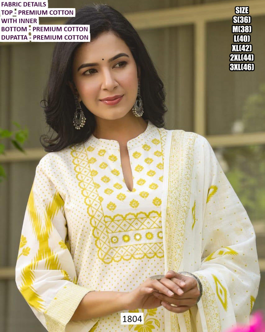 Elegant premium cotton suit