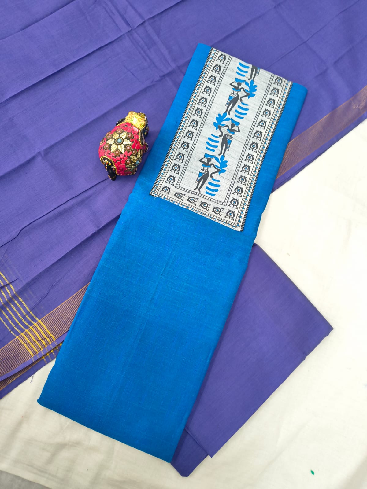 Mangalagiri cotton dress materials with print collection