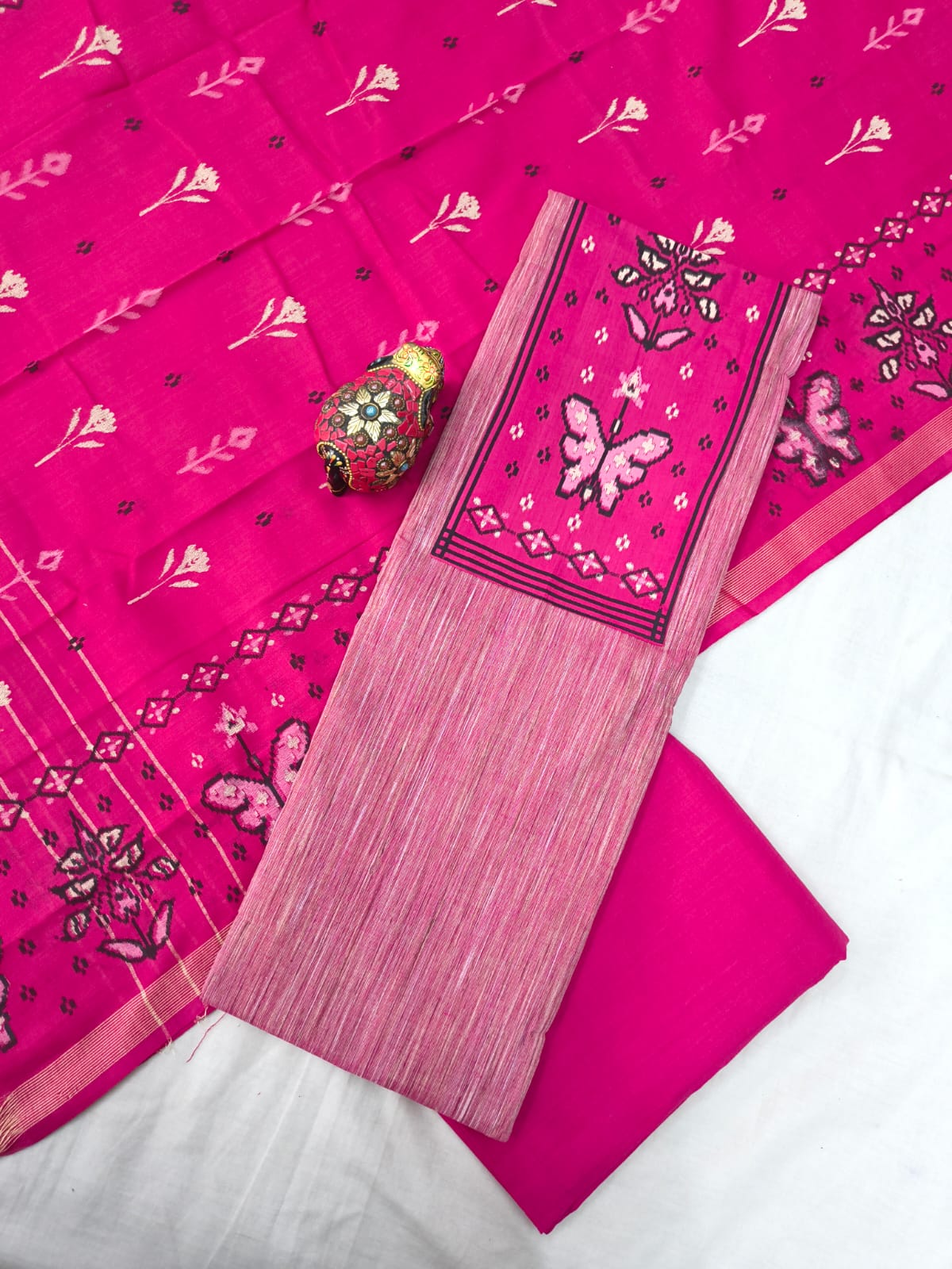 Mangalagiri cotton dress materials with print collection