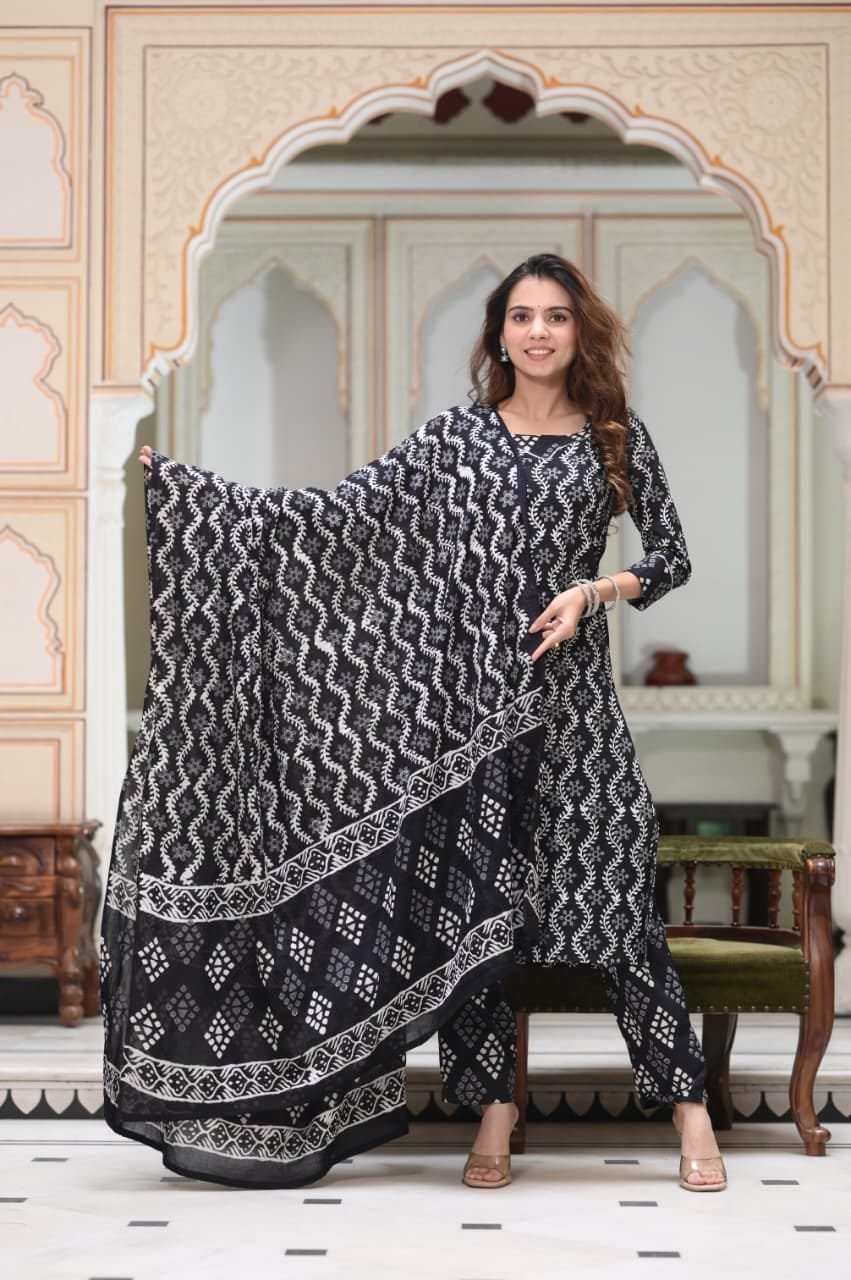 Printed Cotton Kurtis