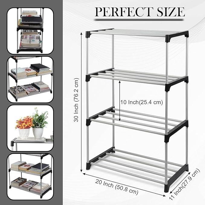 4 Layers Metal Shoes/Books Rack