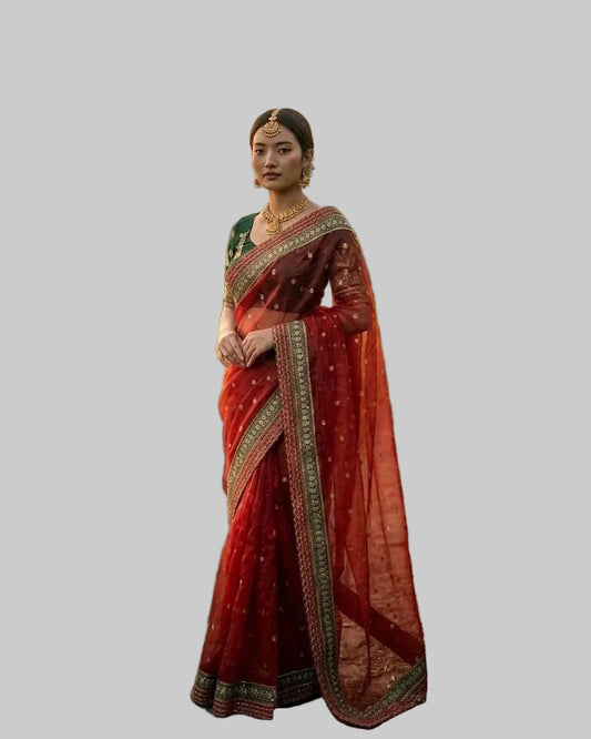 Party and festival designer saree