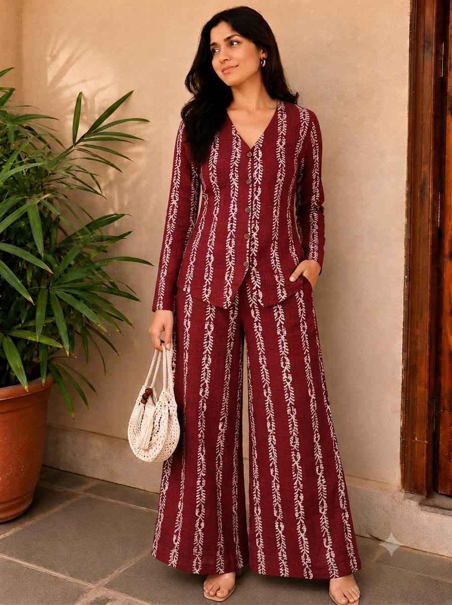Printed Cotton Co-ords/ Suits for Office wear