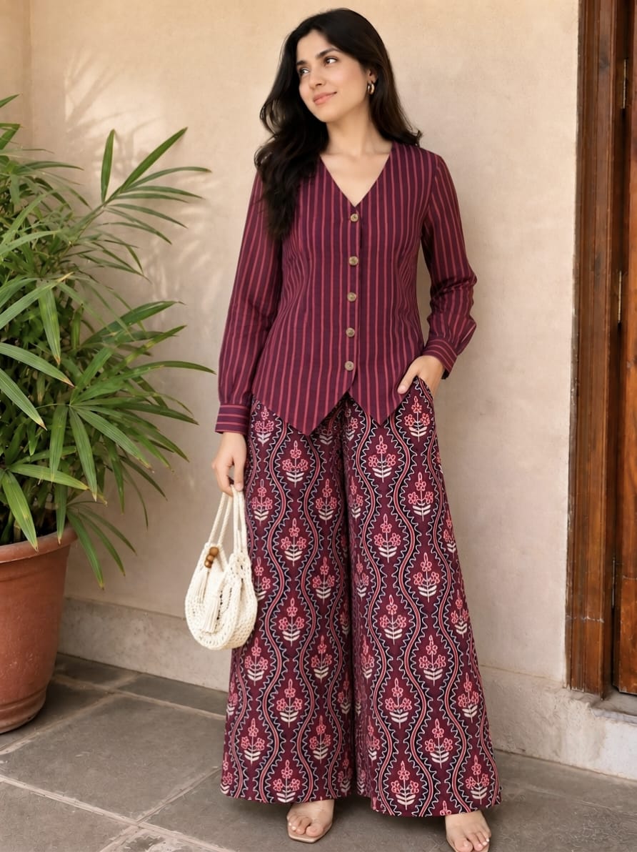 Printed Cotton Co-ords/ Suits for Office wear