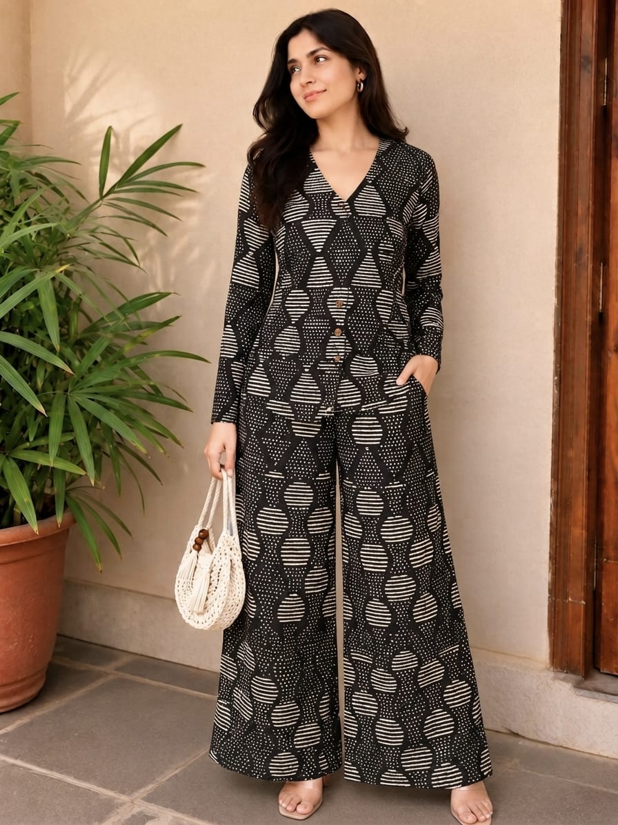Printed Cotton Co-ords/ Suits for Office wear