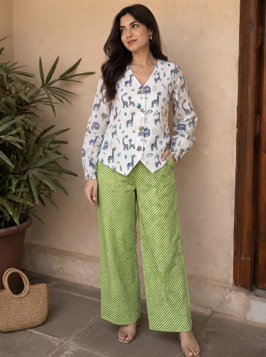 Printed Cotton Co-ords/ Suits for Office wear
