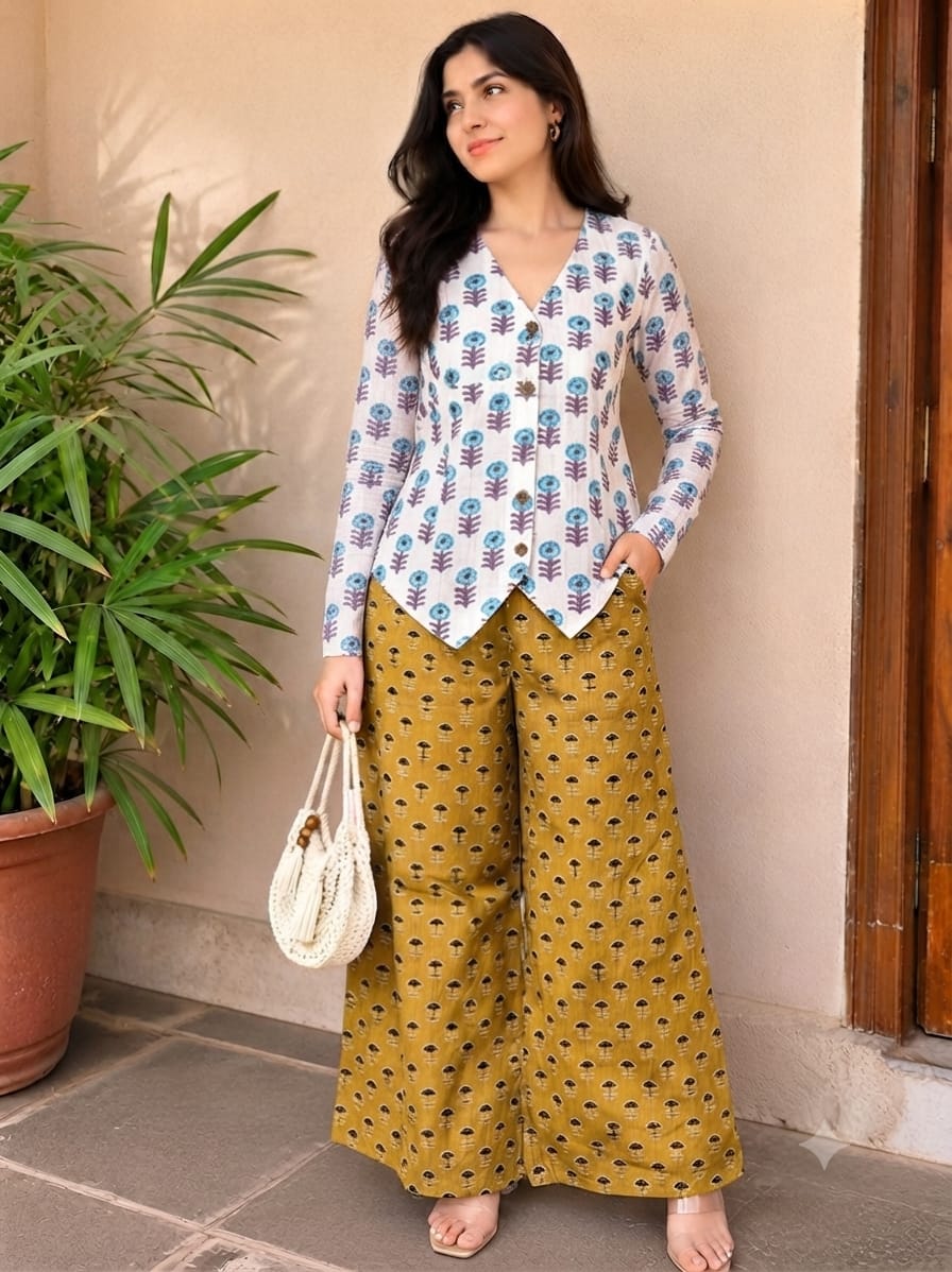 Printed Cotton Co-ords/ Suits for Office wear