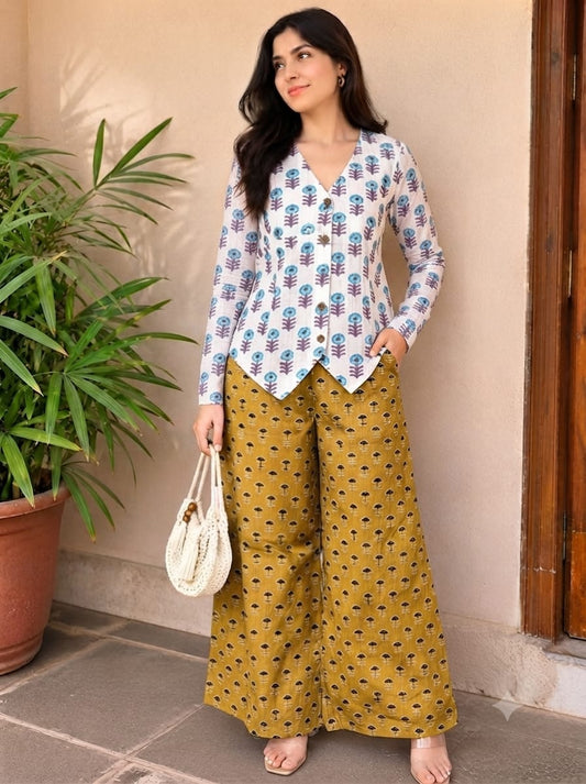 Printed Cotton Co-ords/ Suits for Office wear