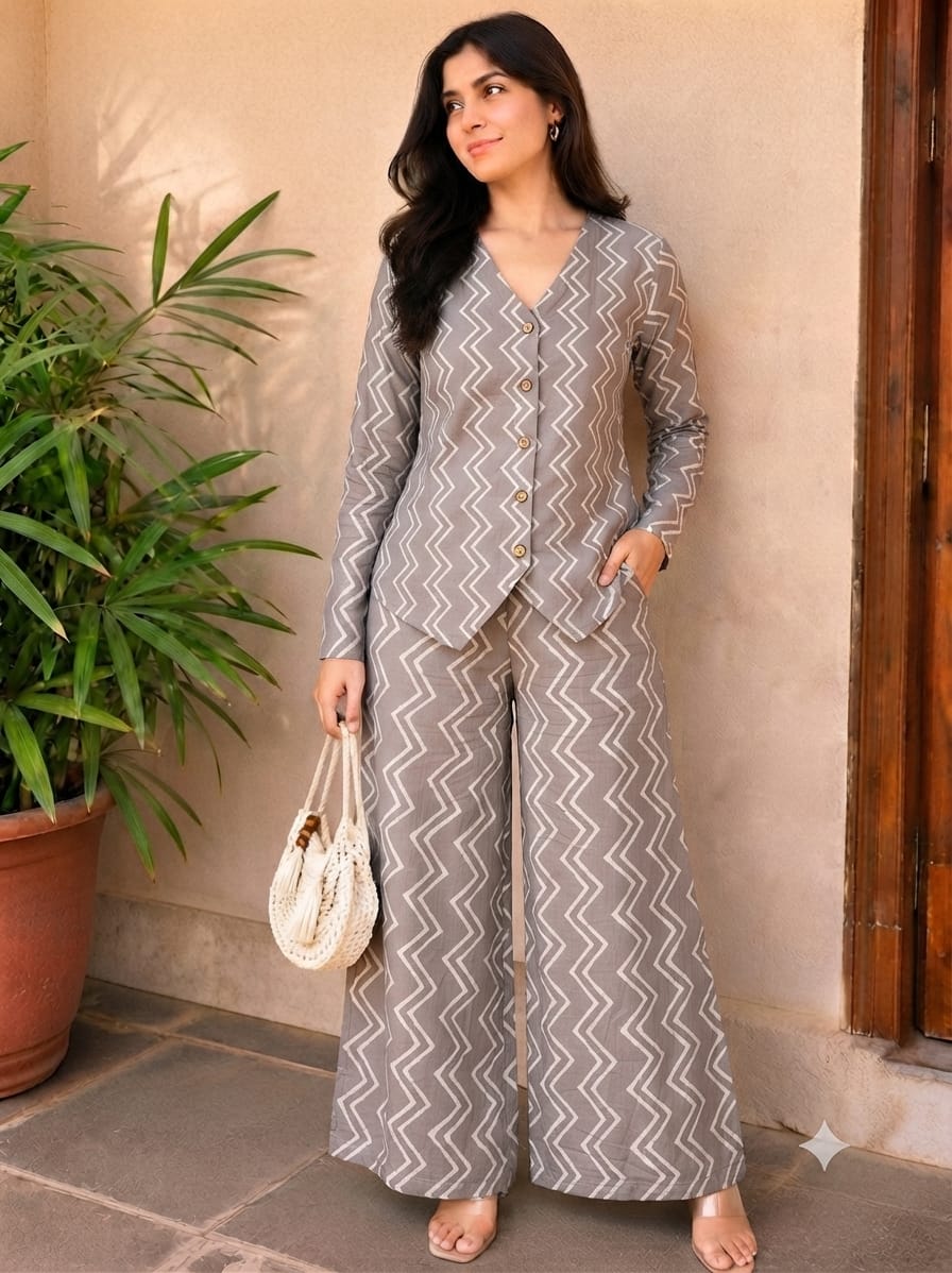 Printed Cotton Co-ords/ Suits for Office wear