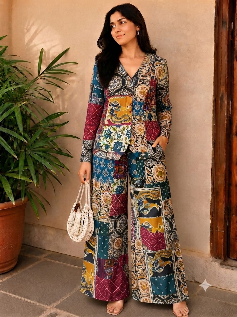 Printed Cotton Co-ords/ Suits for Office wear