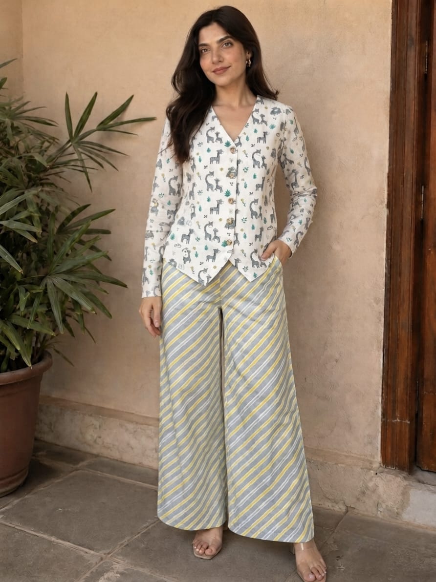 Printed Cotton Co-ords/ Suits for Office wear