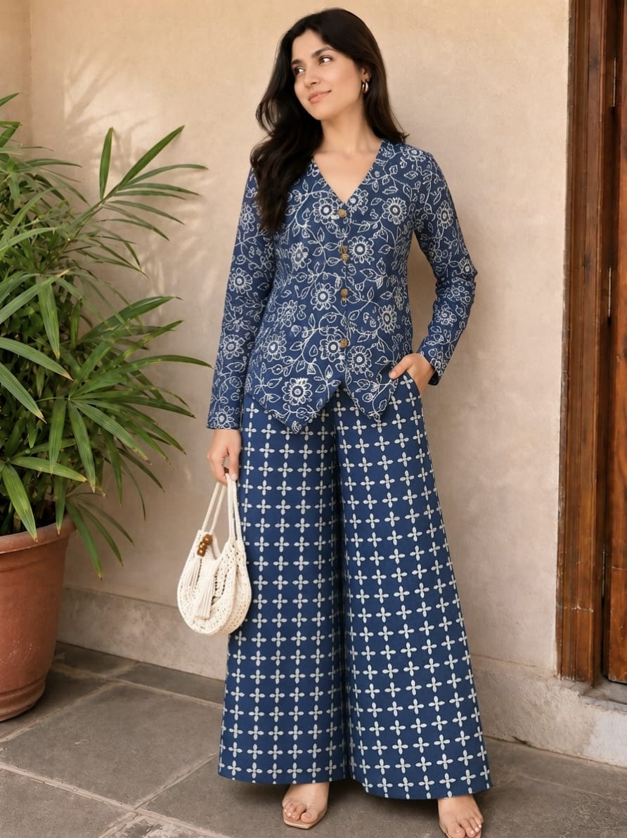 Printed Cotton Co-ords/ Suits for Office wear