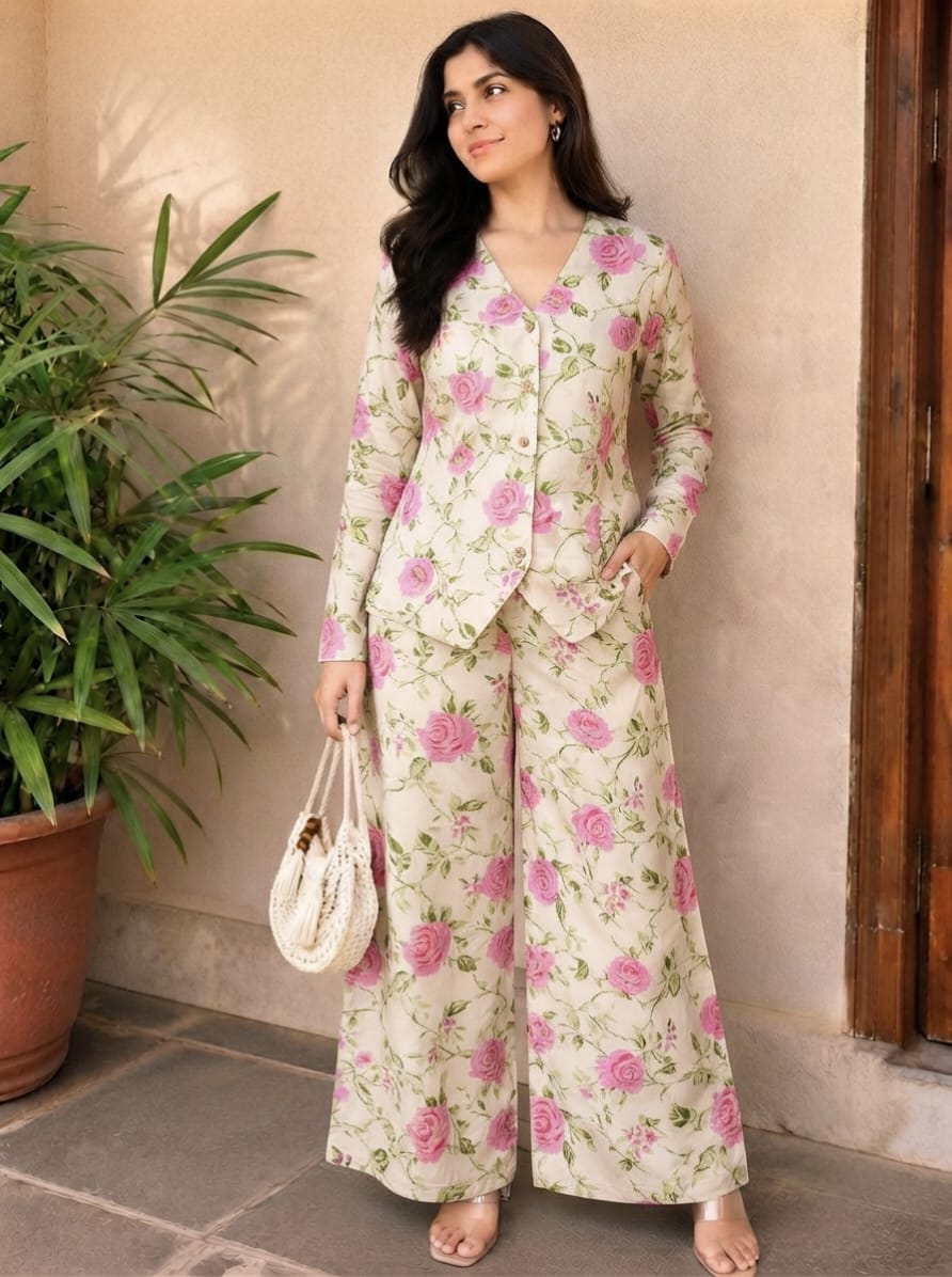 Printed Cotton Co-ords/ Suits for Office wear