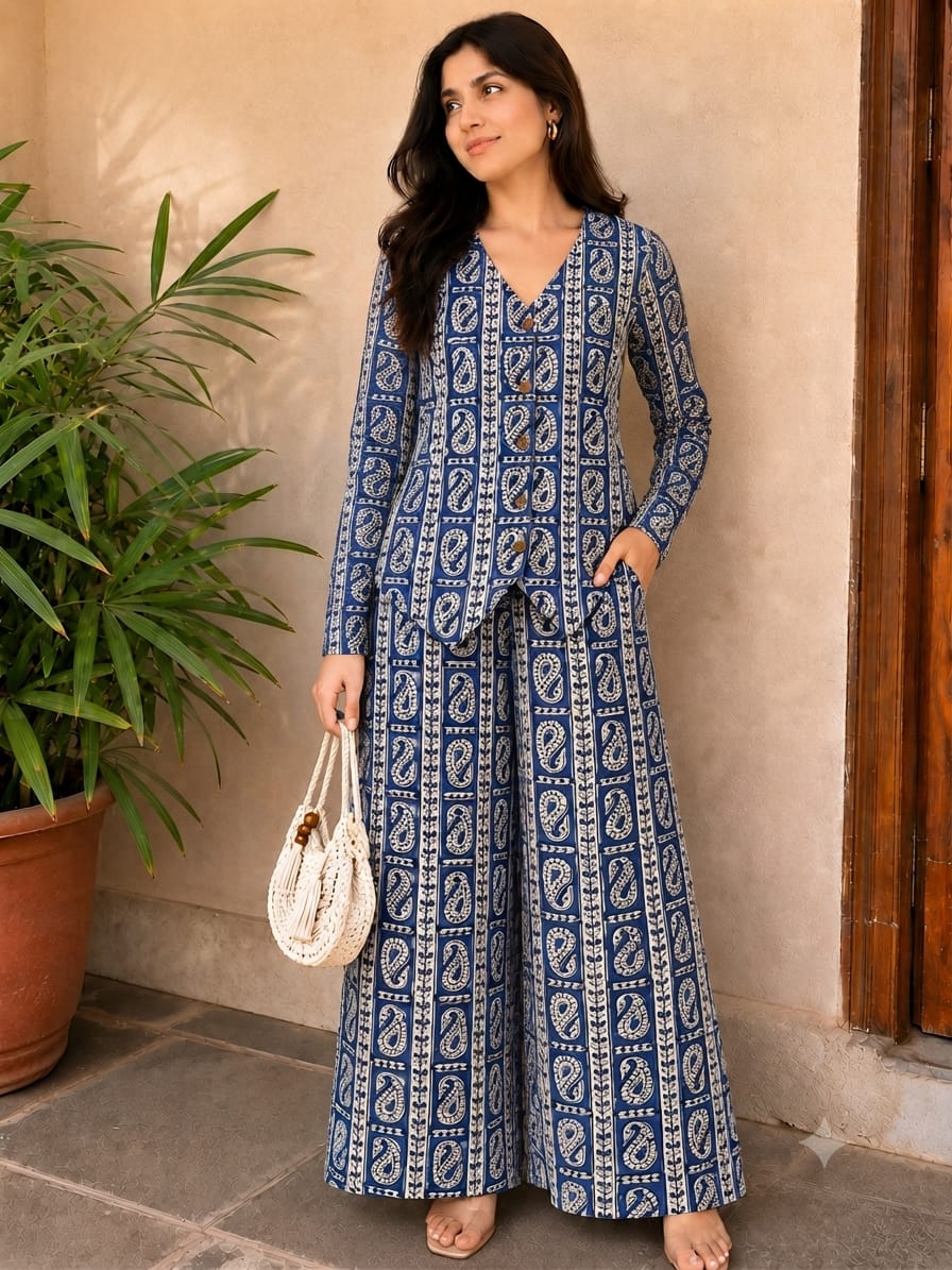 Printed Cotton Co-ords/ Suits for Office wear